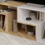 Hanah Home Soporte para TV Glis - Roble Zafiro y Blanco
